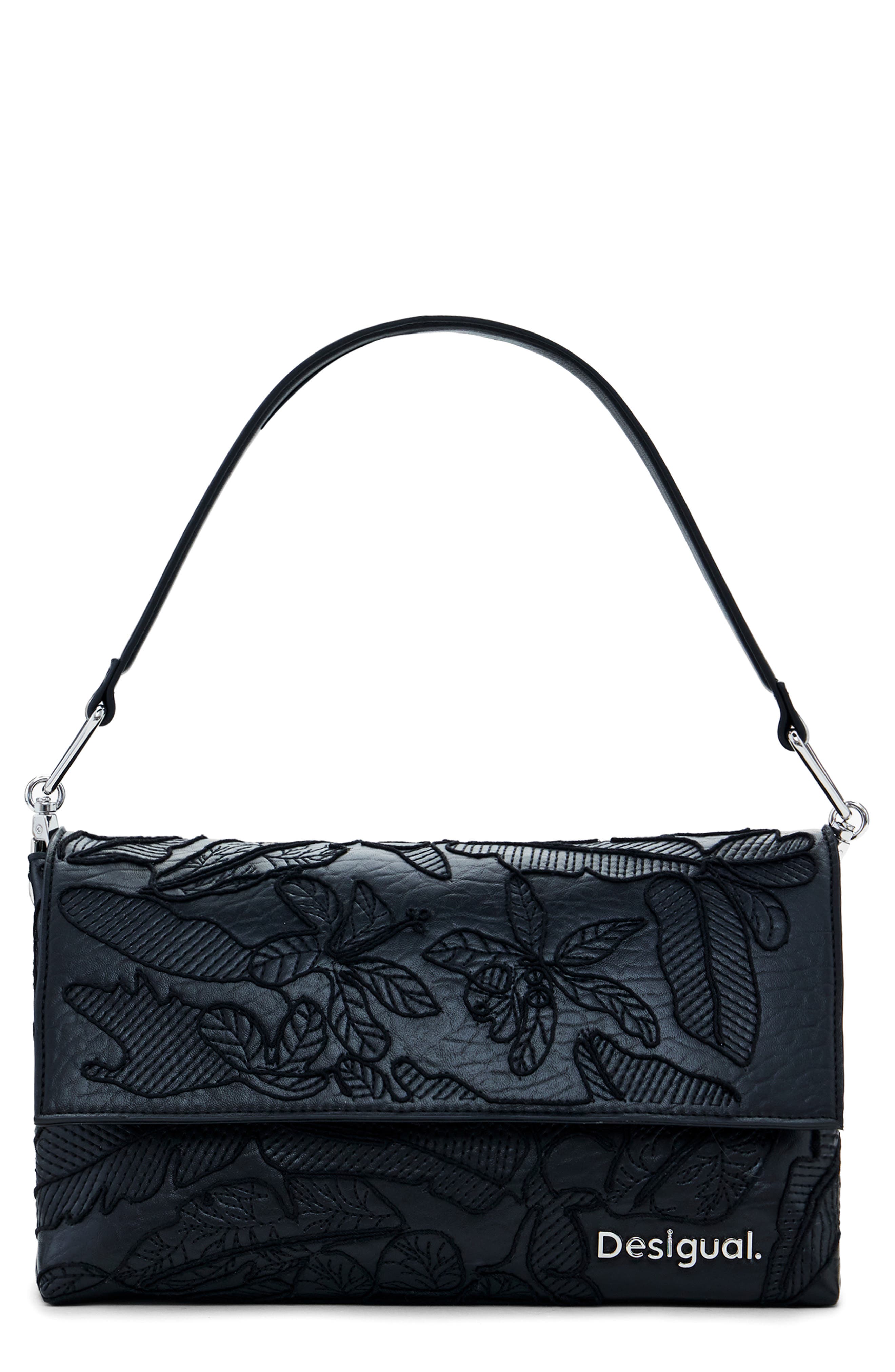 Desigual Faux Leather Crossbody Bag, Main, color, 