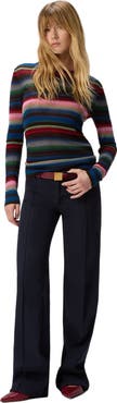 Missoni Striped Crew Neck Sweater