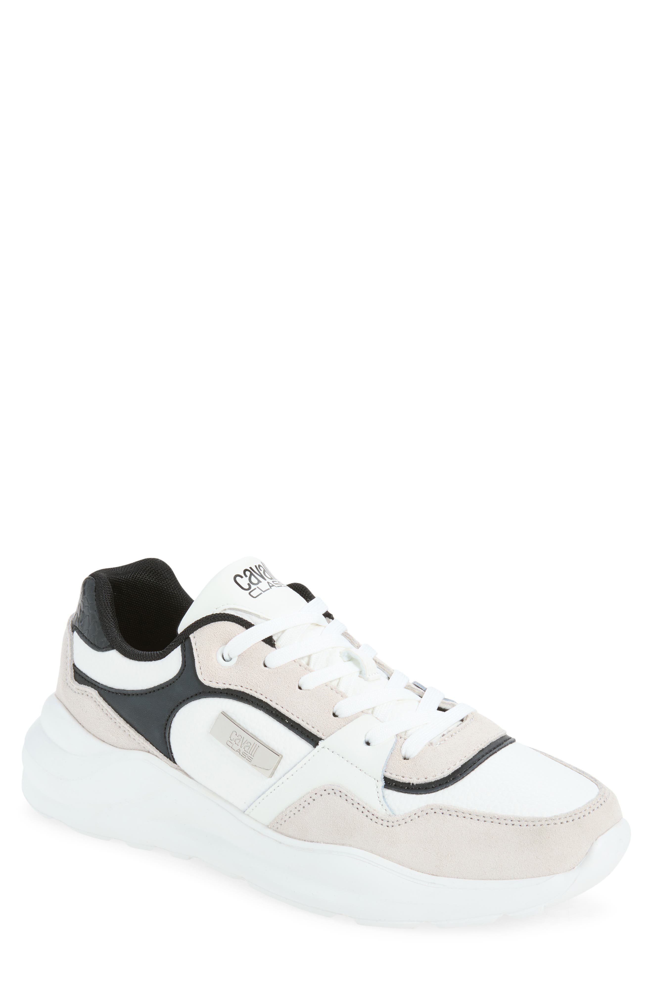 Low Top Sneaker, Main, color, WHITE/ BLACK
