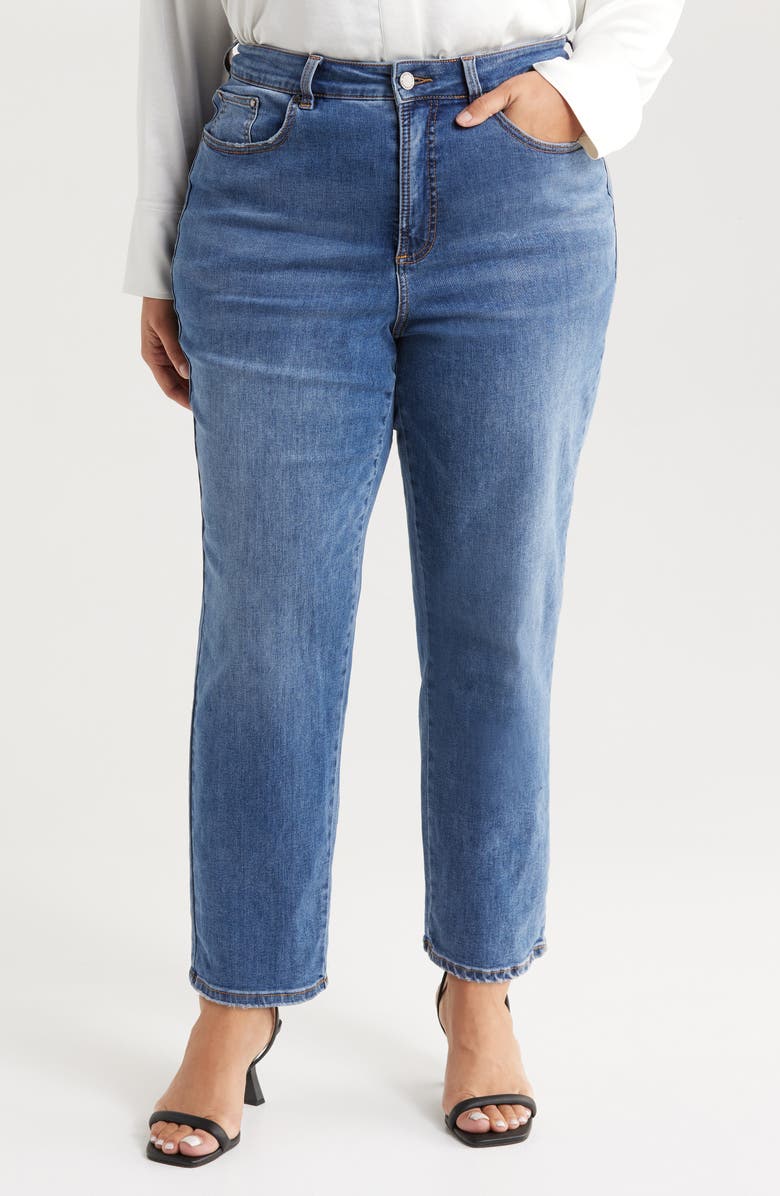 Universal Standard Dylan High Waist Jeans, Main, color, Washed Tide