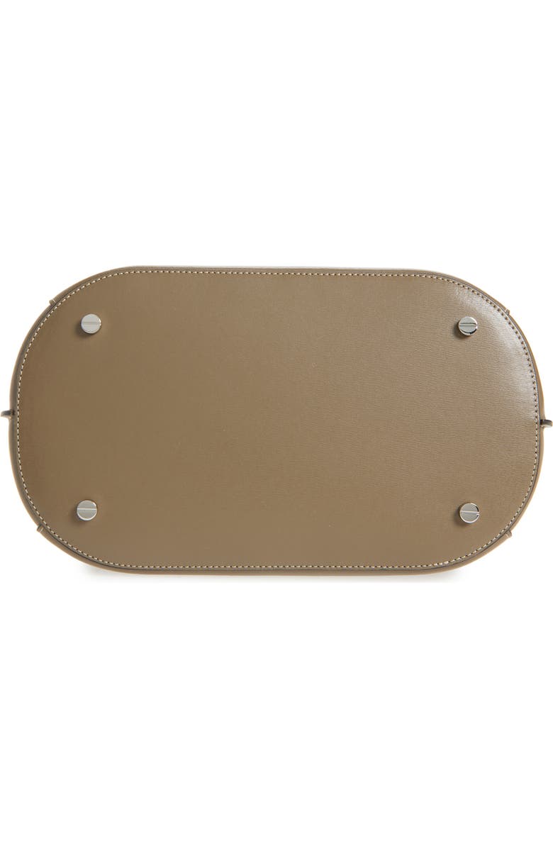 TOTEME Belted Leather Bucket Bag, Alternate, color, Taupe