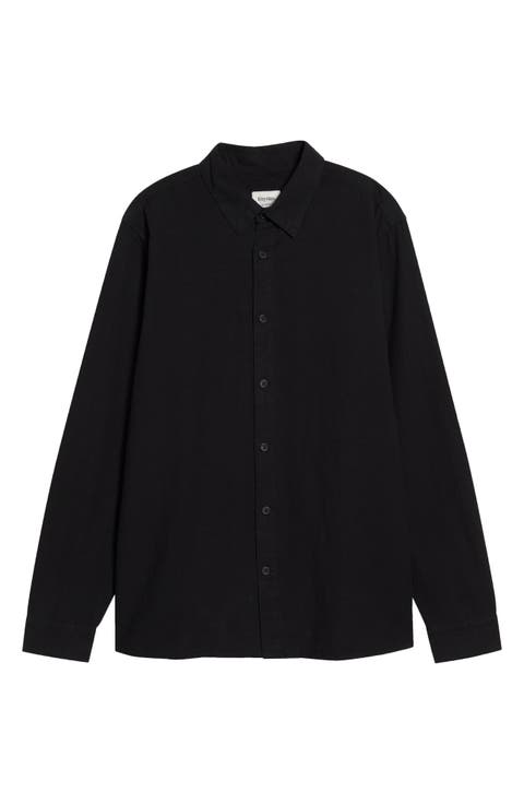 Classic Linen & Cotton Button-Up Shirt