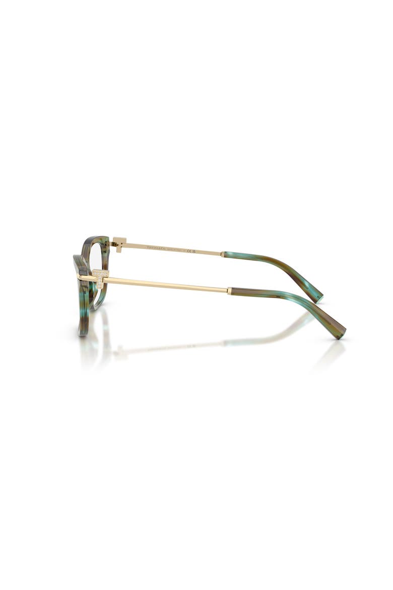 53mm Rectangle optical glasses, Alternate, color, Blue