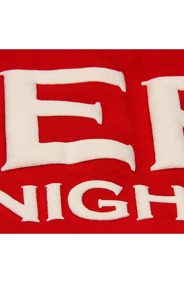 SPIRIT JERSEY Women's Scarlet Rutgers Scarlet Knights Ombre Long Sleeve Dip-Dyed Spirit Jersey, Alternate, color, 