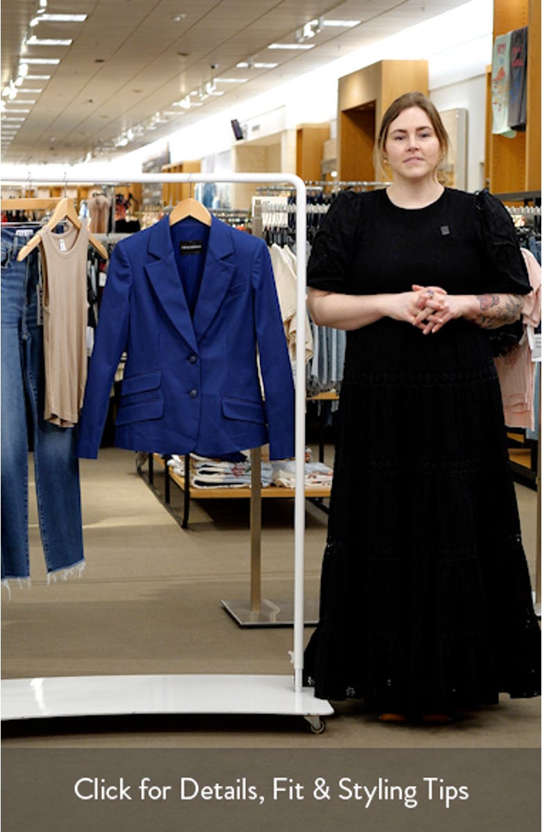 Cotton Couture Two-Button Blazer, sales video thumbnail