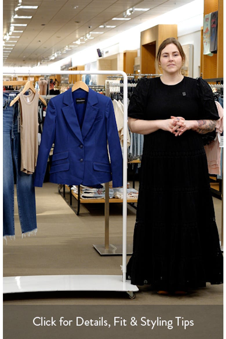 Cotton Couture Two-Button Blazer video