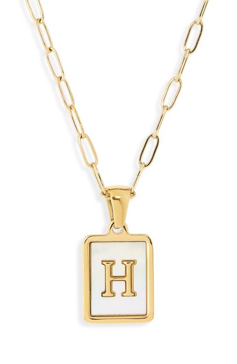 Ocean Drive Initial Pendant Necklace