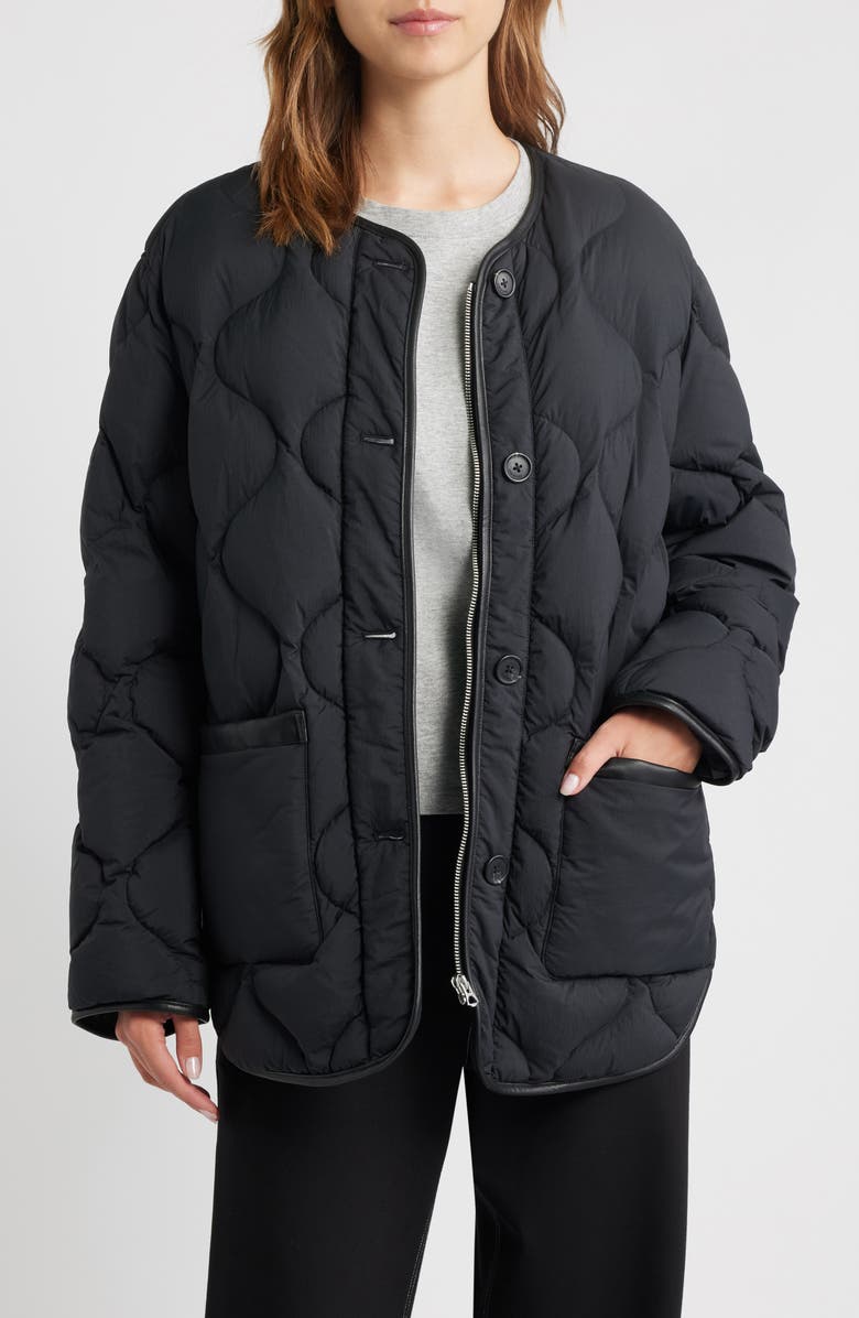 rag & bone Tatiana Down & Feather Fill Quilted Jacket, Main, color,