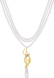 RETRO CHIC Lily of the Valley Necklace