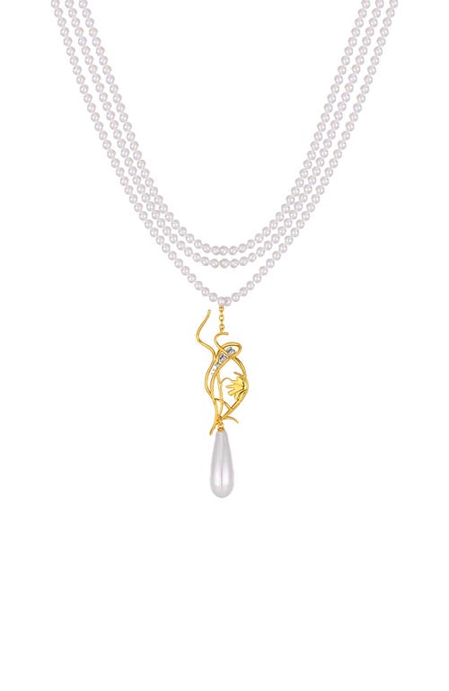 Rc Retro Chic Lily Of The Valley Necklace In White