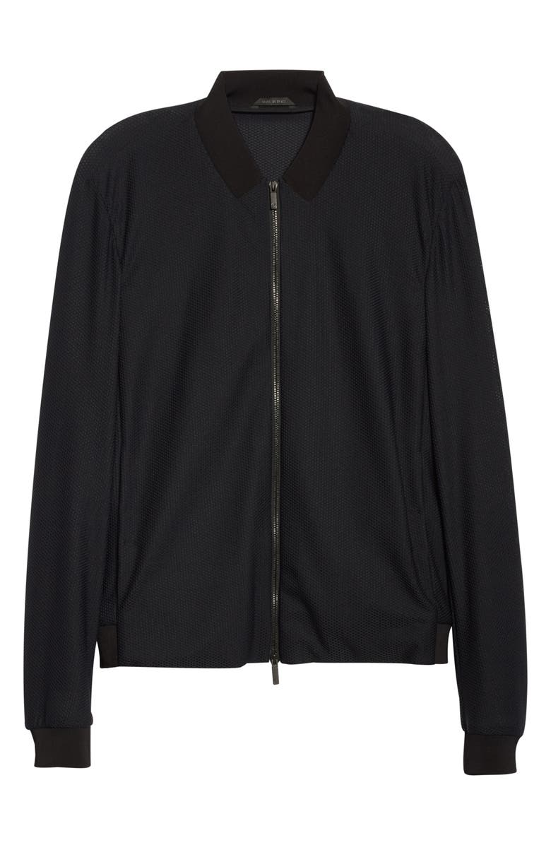 Giorgio Armani High Tech Honeycomb Mesh Bomber Jacket, Alternate, color,