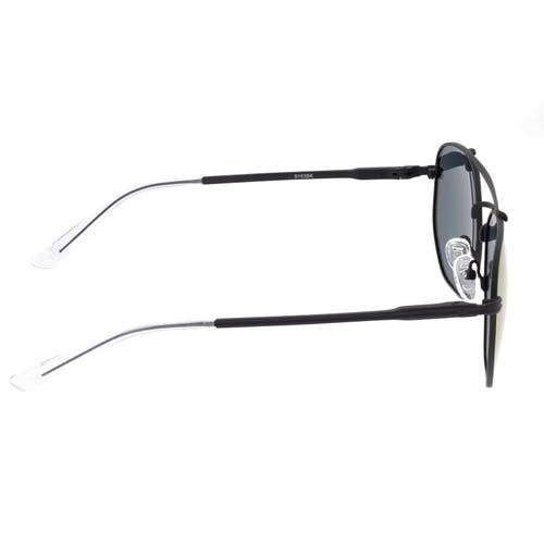 Sixty One Unisex Stockton 54mm Polarized Sunglasses In Black/gold