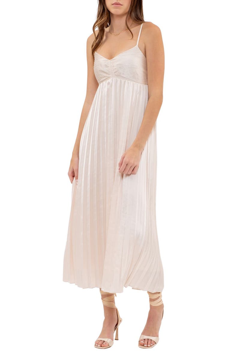 Blu Pepper Pleated Midi Sundress, Alternate, color,
