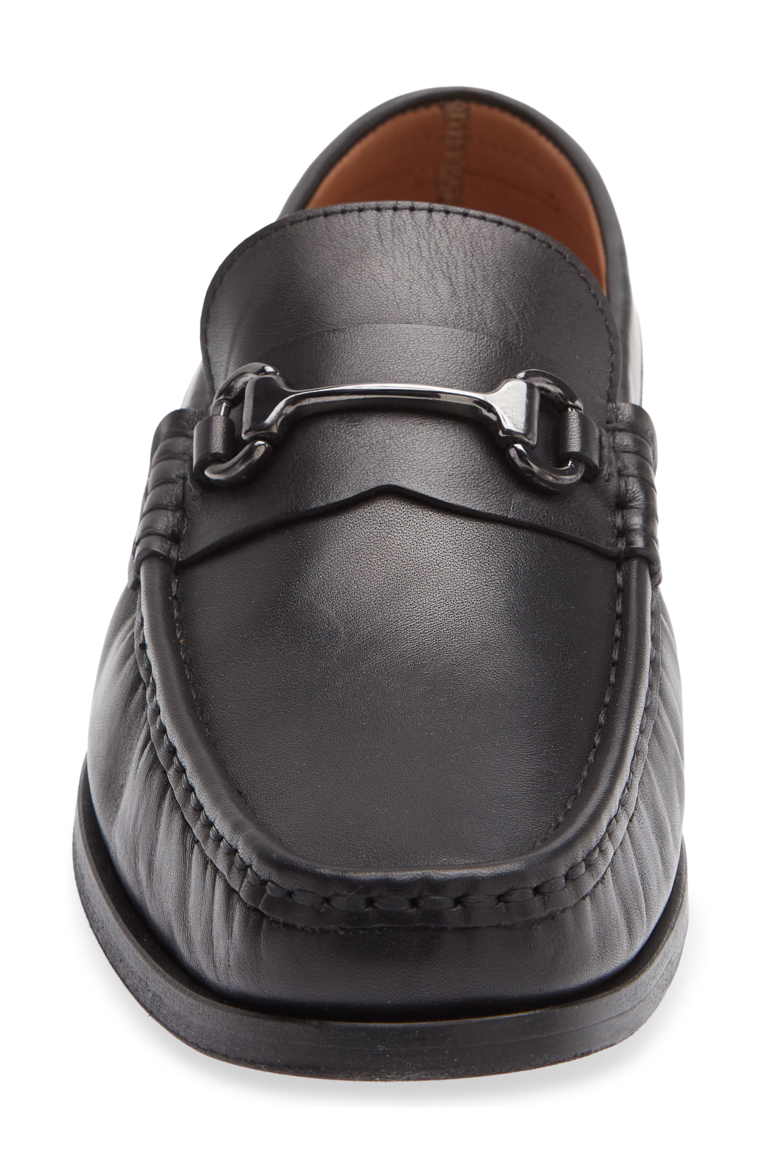 Giacomo Leather Loafer, Alternate, color, BLACK