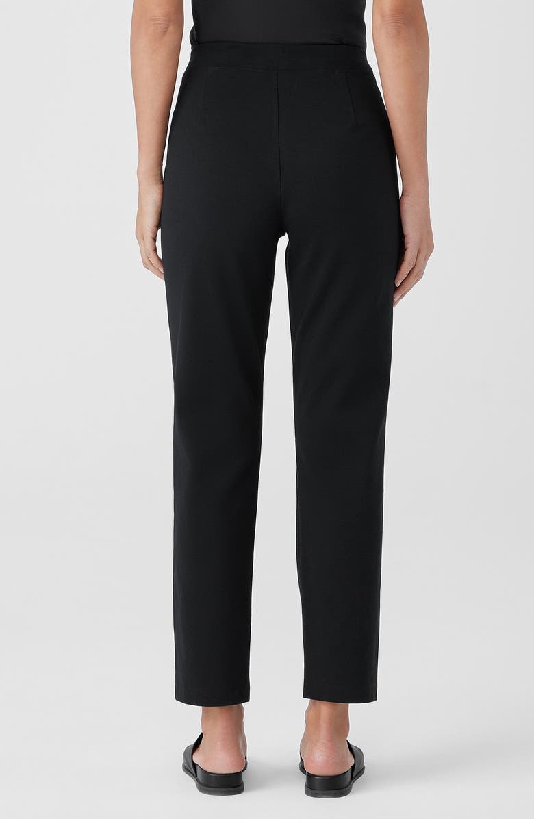 Eileen Fisher Slim Ankle Pants, Alternate, color, Black
