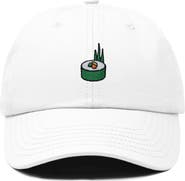 Dalix Sushi Roll Embroidered Dad Hat