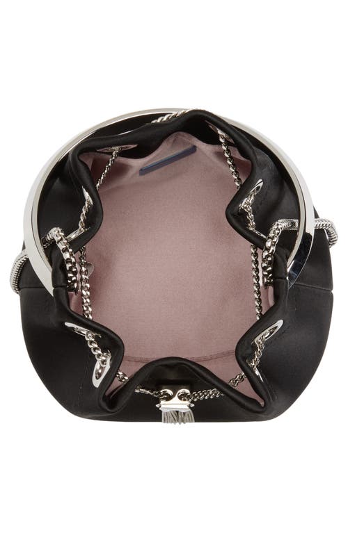 Jimmy Choo Bon Bon Top-handle Bucket Bag In Black