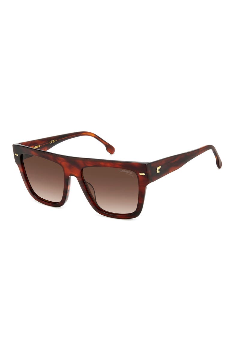 55mm Flat Top Sunglasses, Alternate, color, 0EX4-HA