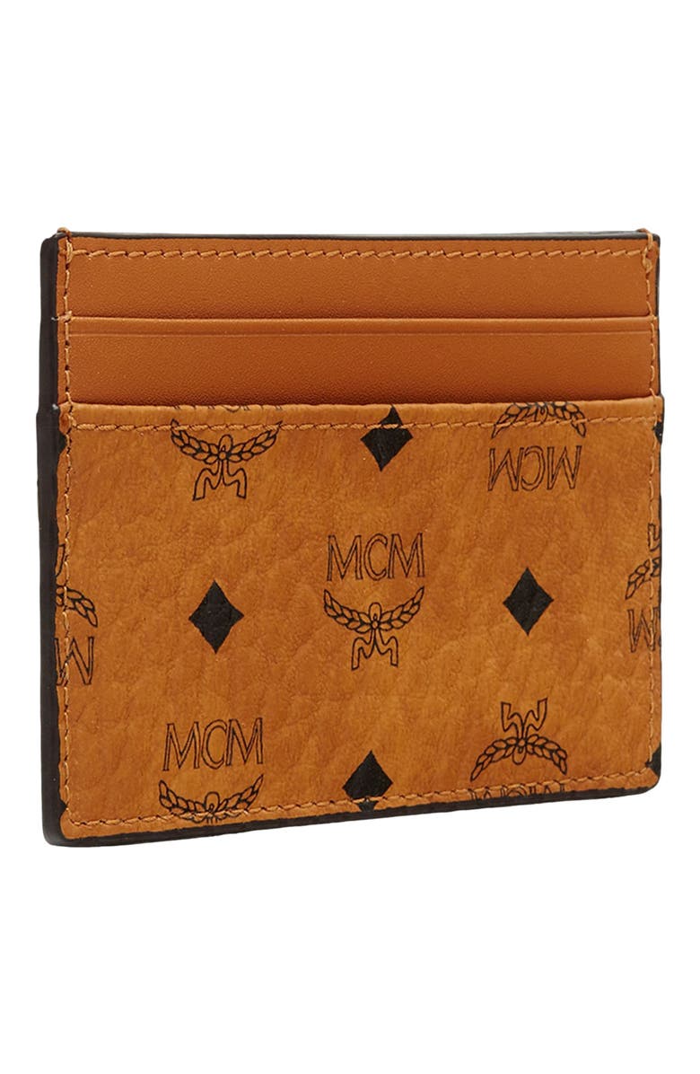 MCM Card Case in Visetos Original, Alternate, color, 