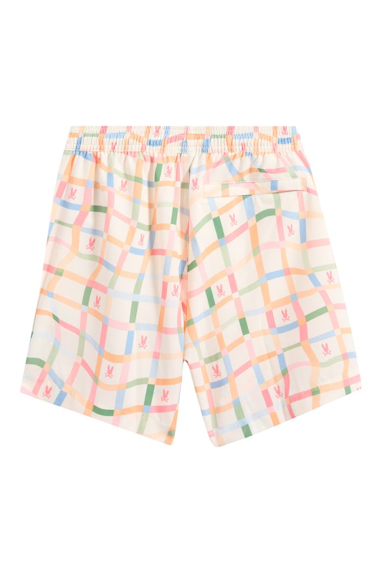 Kids' Atlas Bunny Print Swim Trunks, Alternate, color, PRISTINE