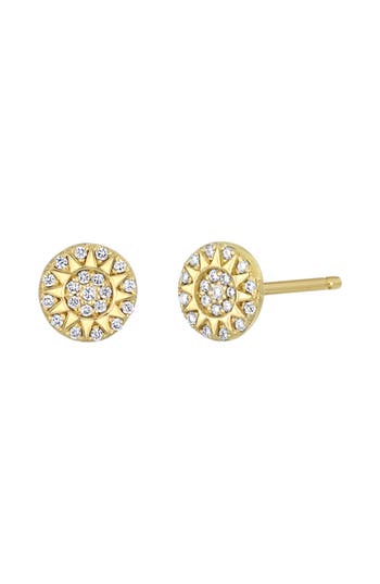 Bony Levy Icon Diamond Stud Earrings In 18k Yellow Gold