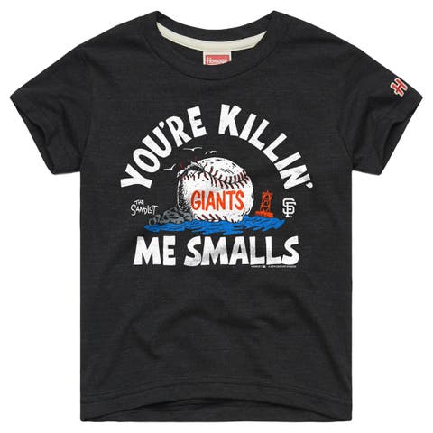 Youth Homage Charcoal San Francisco Giants x The Sandlot Tri-Blend T-Shirt