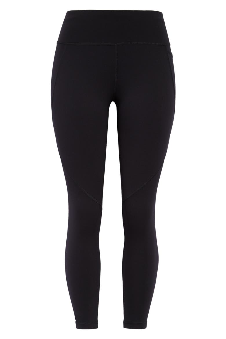 Power 7/8 Workout Pocket Leggings, Alternate, color, BLACK