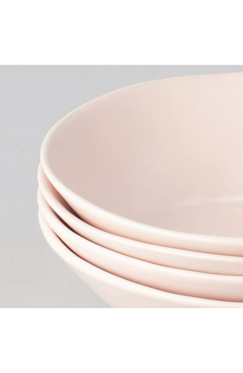 Fable The Pasta Set of 4 Bowls, Alternate, color, Blush Pink