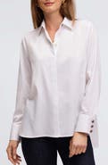 Foxcroft Matte Sateen Button-Up Shirt