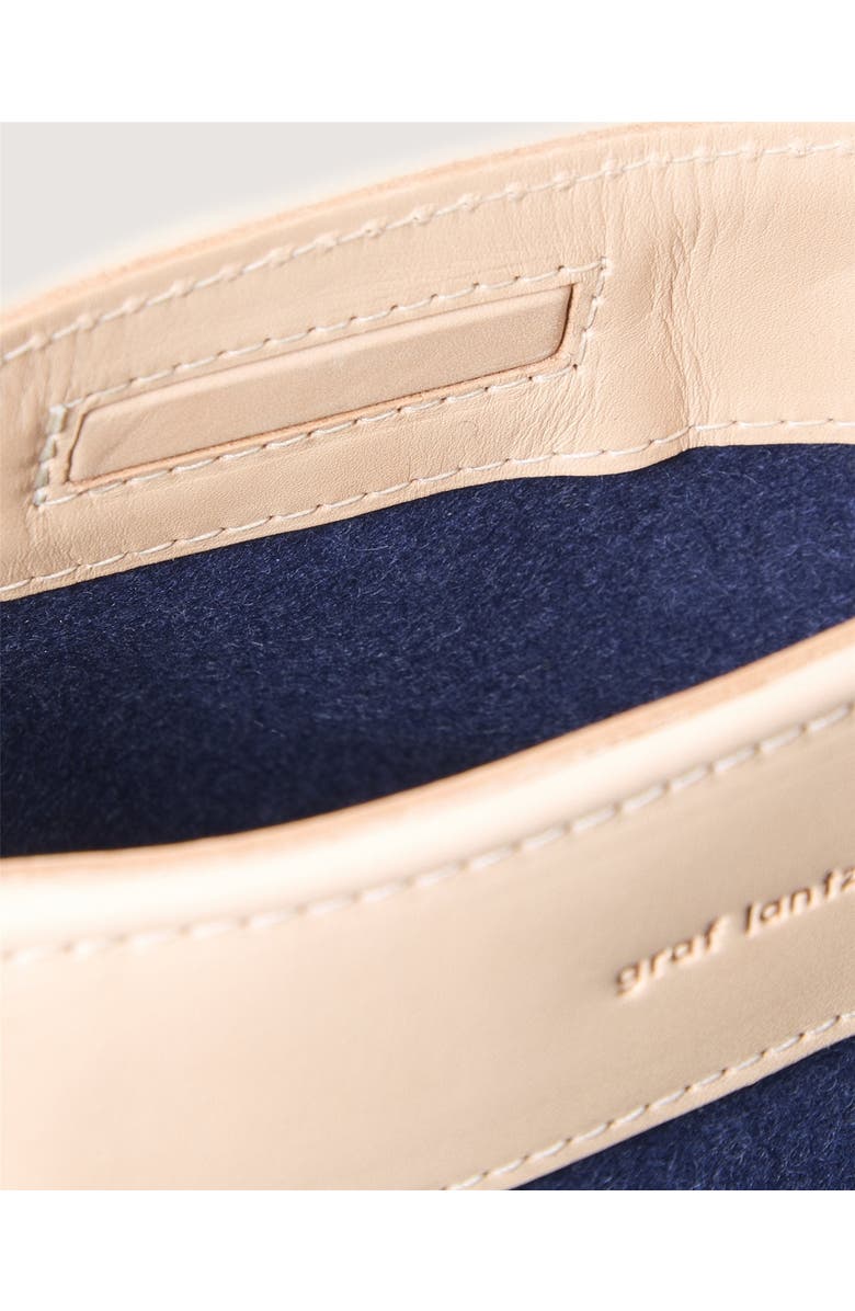 Graf Lantz Frankie Merino Wool Clutch, Alternate, color, Denim