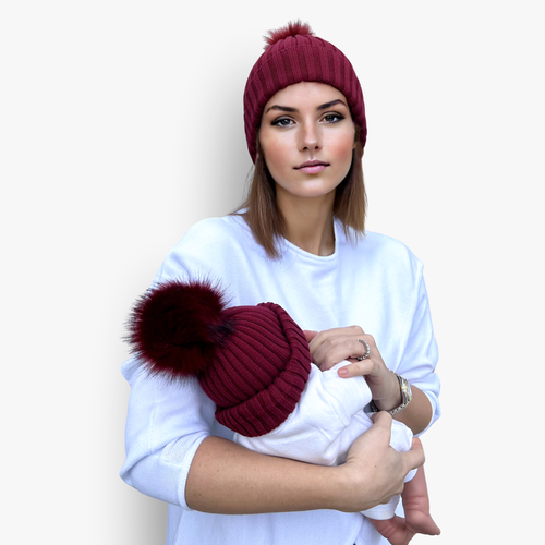 Accouchée Mom N Me Beanie Set