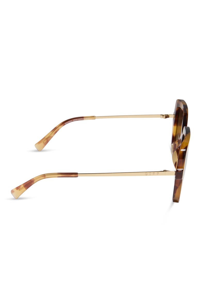 Sandra 54mm Polarized Square Sunglasses, Alternate, color, BROWN FLEUR / BROWN GRADIENT