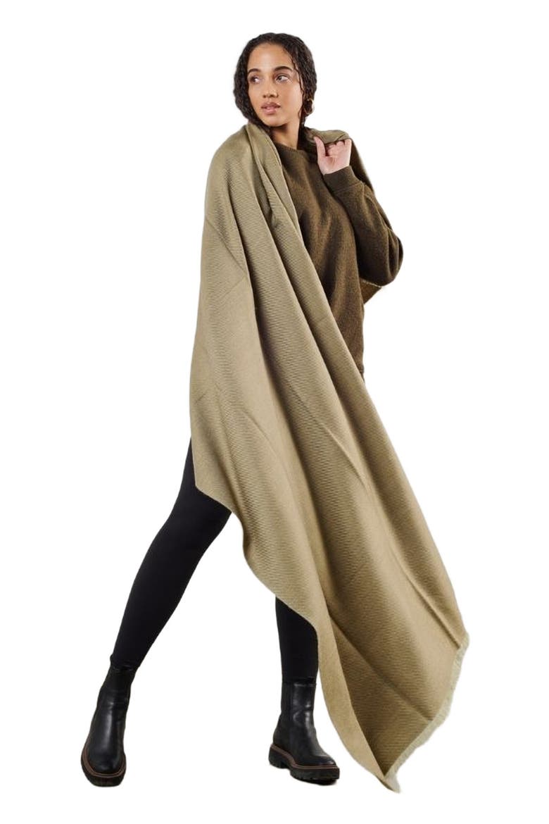Haze Merino Handloom Throw, Main, color, Dandelion Yellow