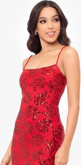 Floral Sequin Minidress