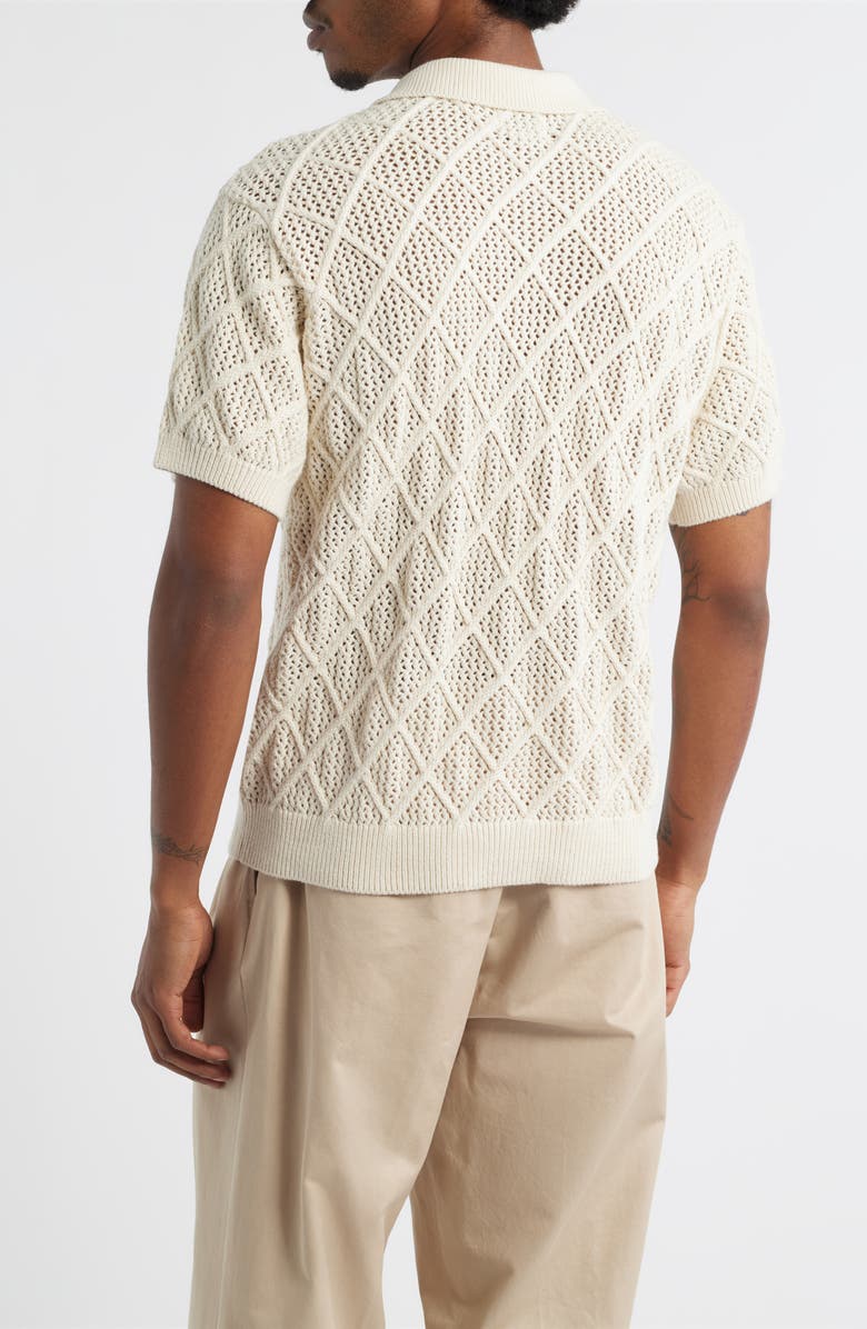 Obey Eryk Polo Sweater, Alternate, color, Birch