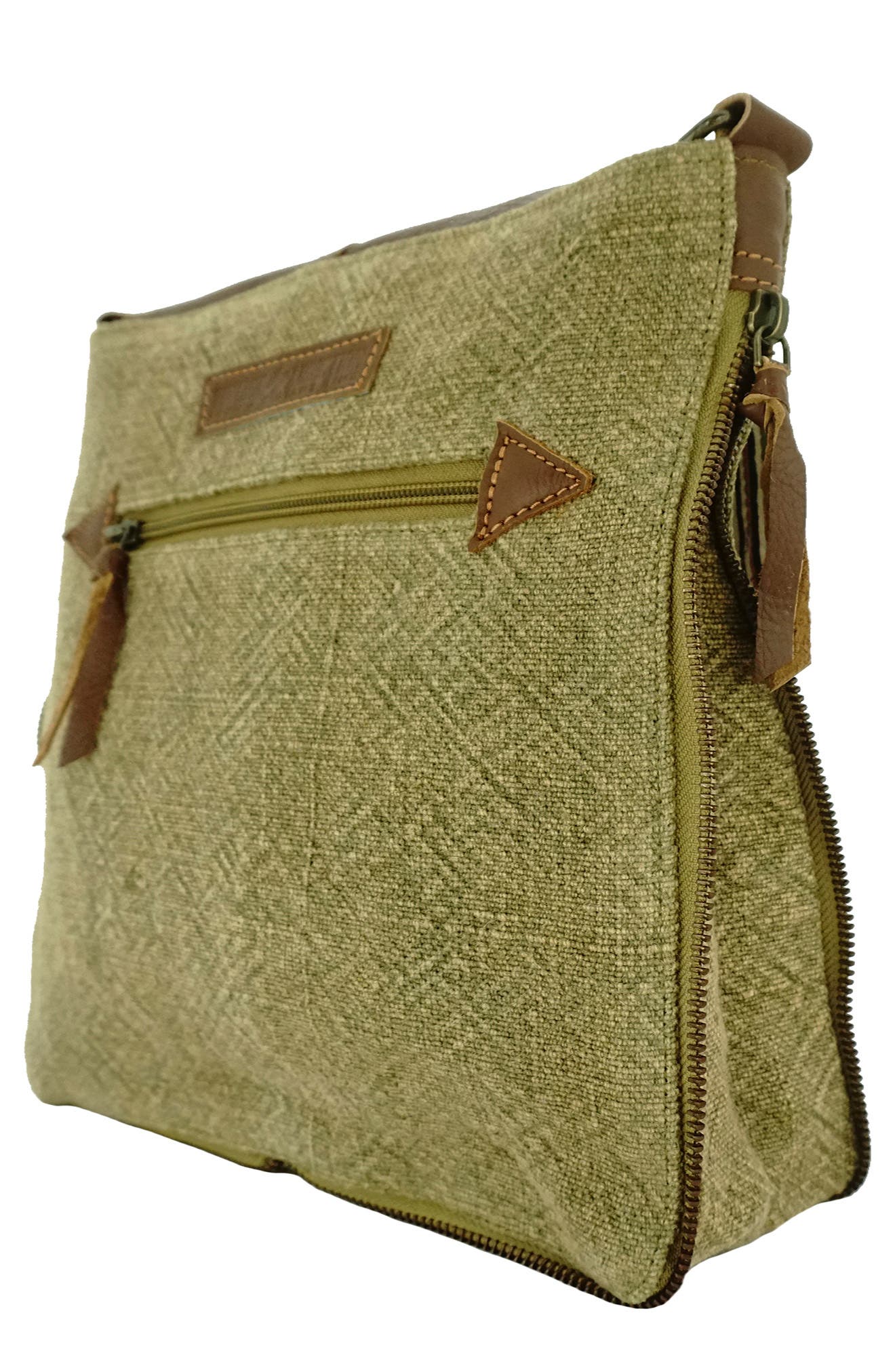 VINTAGE ADDICTION Crossbody Bag, Alternate, color, Olive
