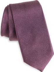 Nordstrom Haskin Textured Solid Silk Tie