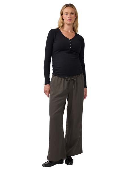 Over Belly Wide Leg Maternity Pant
