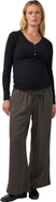 Ingrid & Isabel Over Belly Wide Leg Maternity Pant