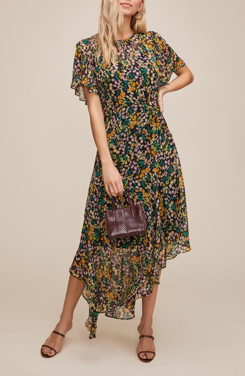 ASTR the Label Floral Print Dress, Alternate, color,