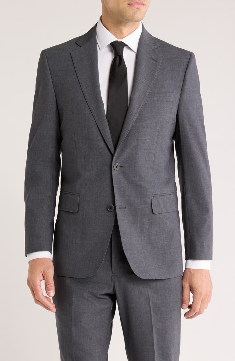 Brooks Brothers Classic Fit Suit Jacket, Main, color, Medium Grey