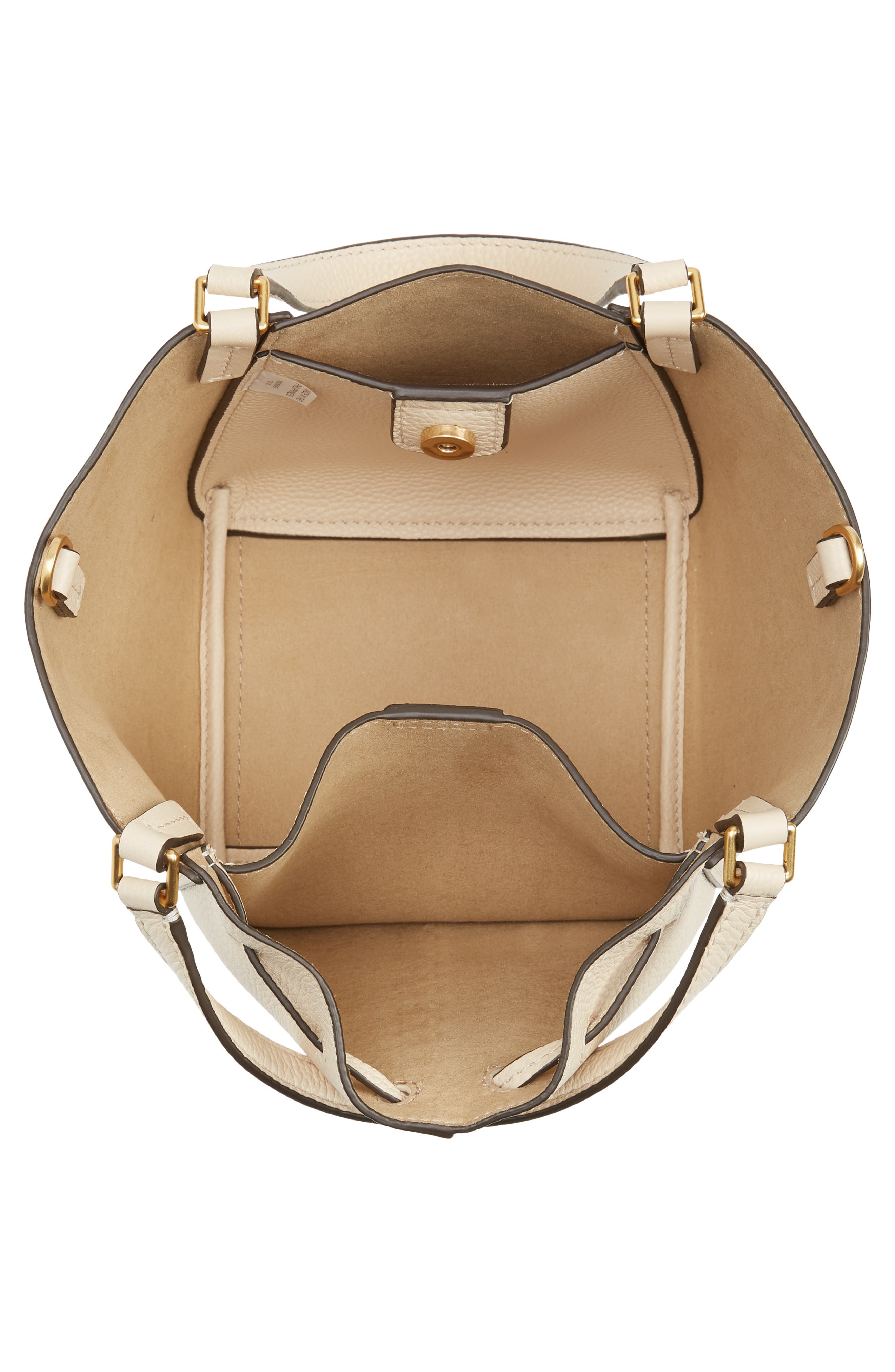 McGraw Dragonfly Mini Leather Satchel, Alternate, color, BRIE