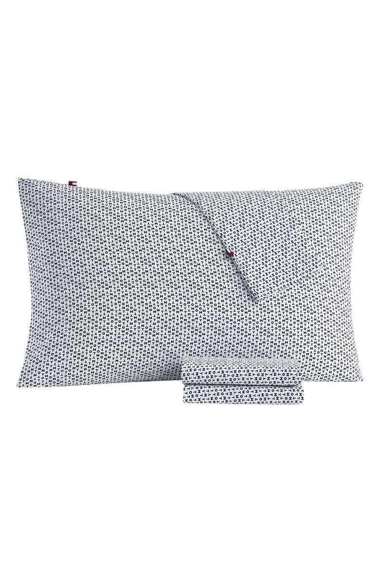 Tommy Hilfiger Tommy Reversible 200 Thread Count Sheet Set, Main, color, 