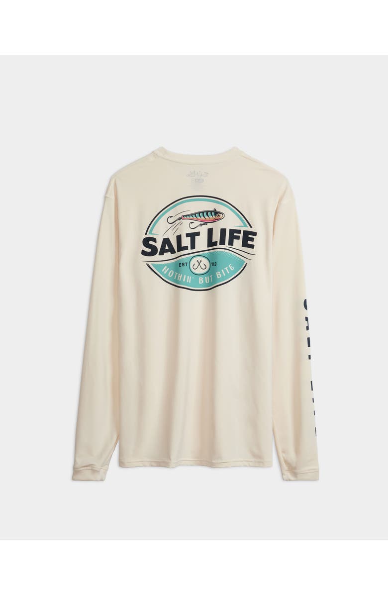 Salt Life Nothin' But Bite Long Sleeve Performance Tee, Alternate, color, Clkh