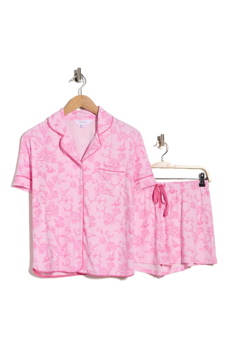 Quiet Night Pajamas, Alternate, color, BAJA PINK HUMMINGBIRDS
