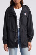 WEAR by Erin Andrews Women's WEAR by Erin Andrews Black MLB Merchandise Full-Zip Windbreaker Hoodie Jacket