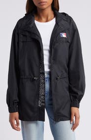 WEAR by Erin Andrews Women's WEAR by Erin Andrews Black MLB Merchandise Full-Zip Windbreaker Hoodie Jacket