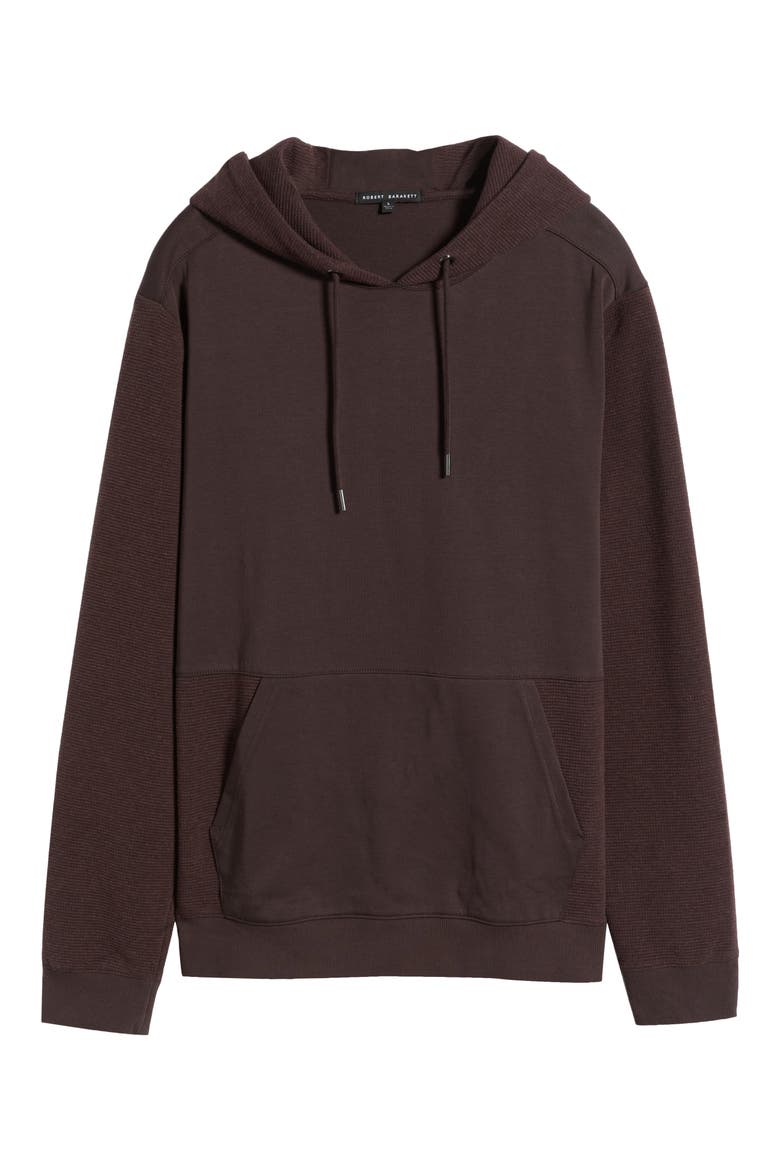 Melangé Hoodie, Alternate, color, BORDEAUX