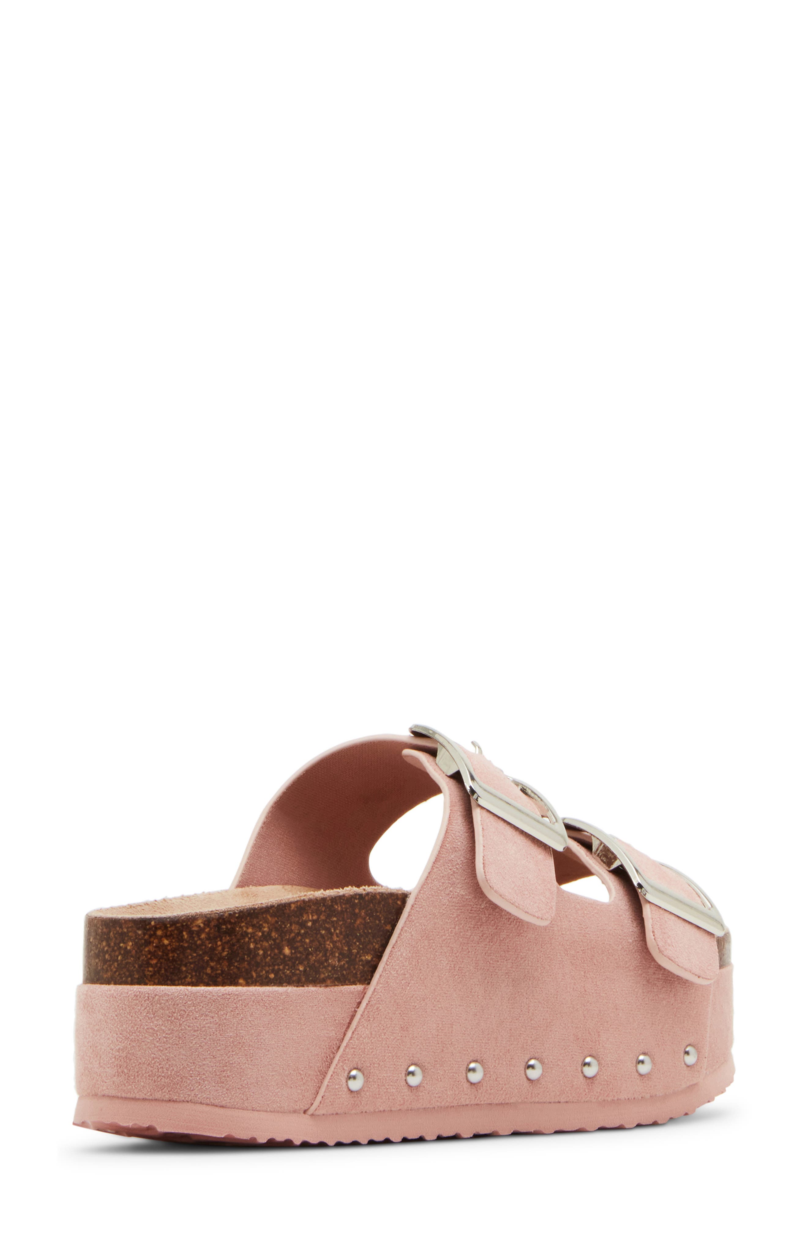 Babess Slide Sandal, Alternate, color, ROSE FAB