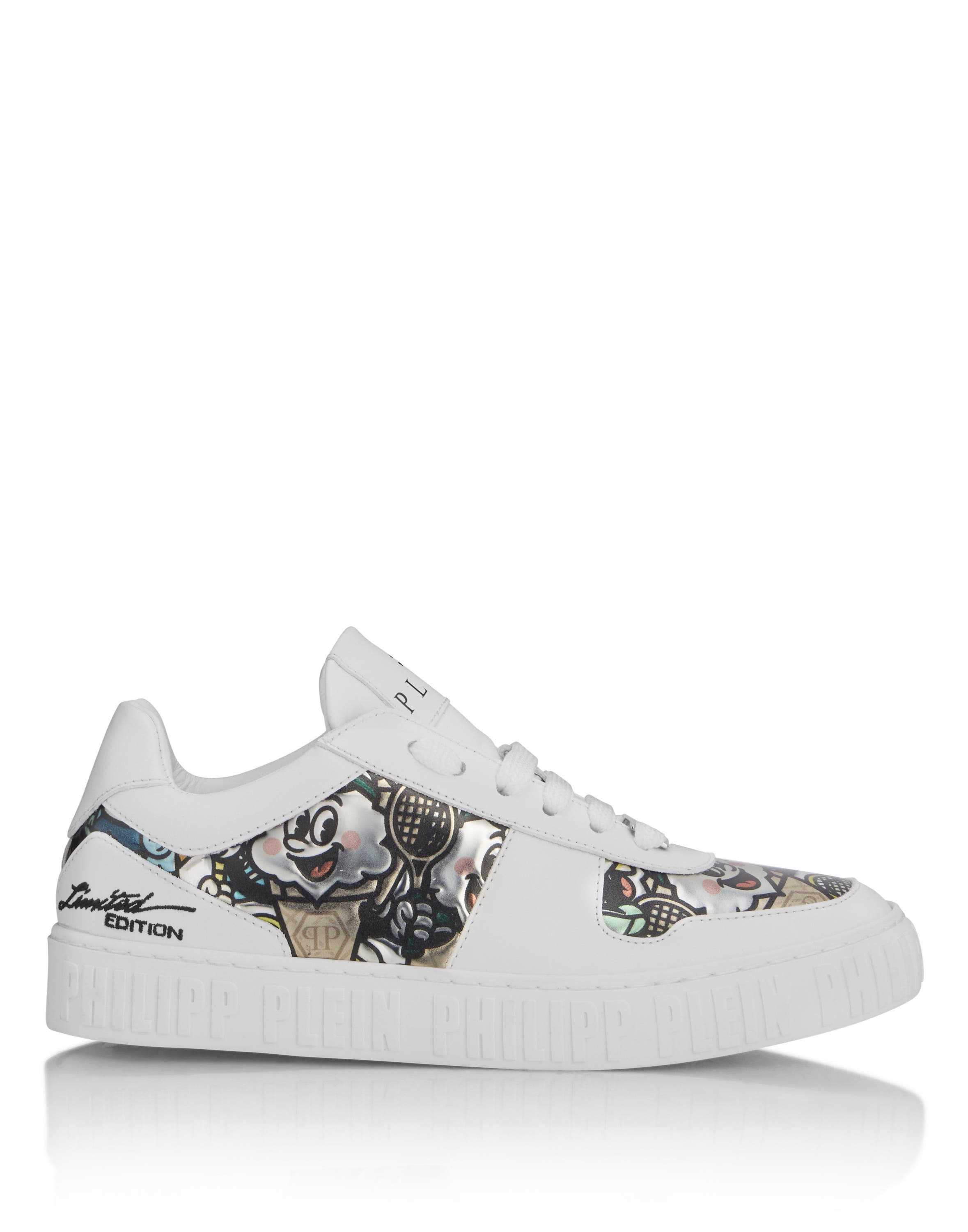 Low-Top Sneakers 3D Ice Cream Unisex, Alternate, color, white